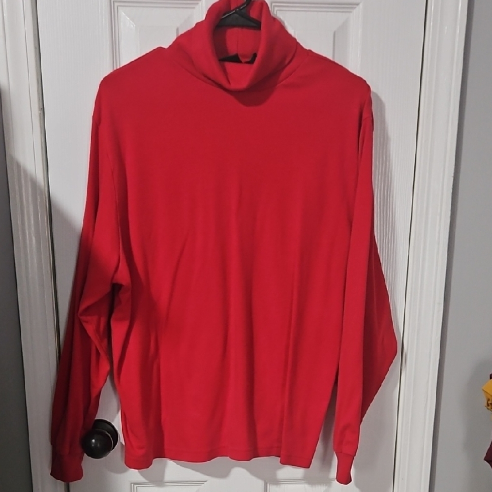 Erika Red Turtleneck Sweater for Men
